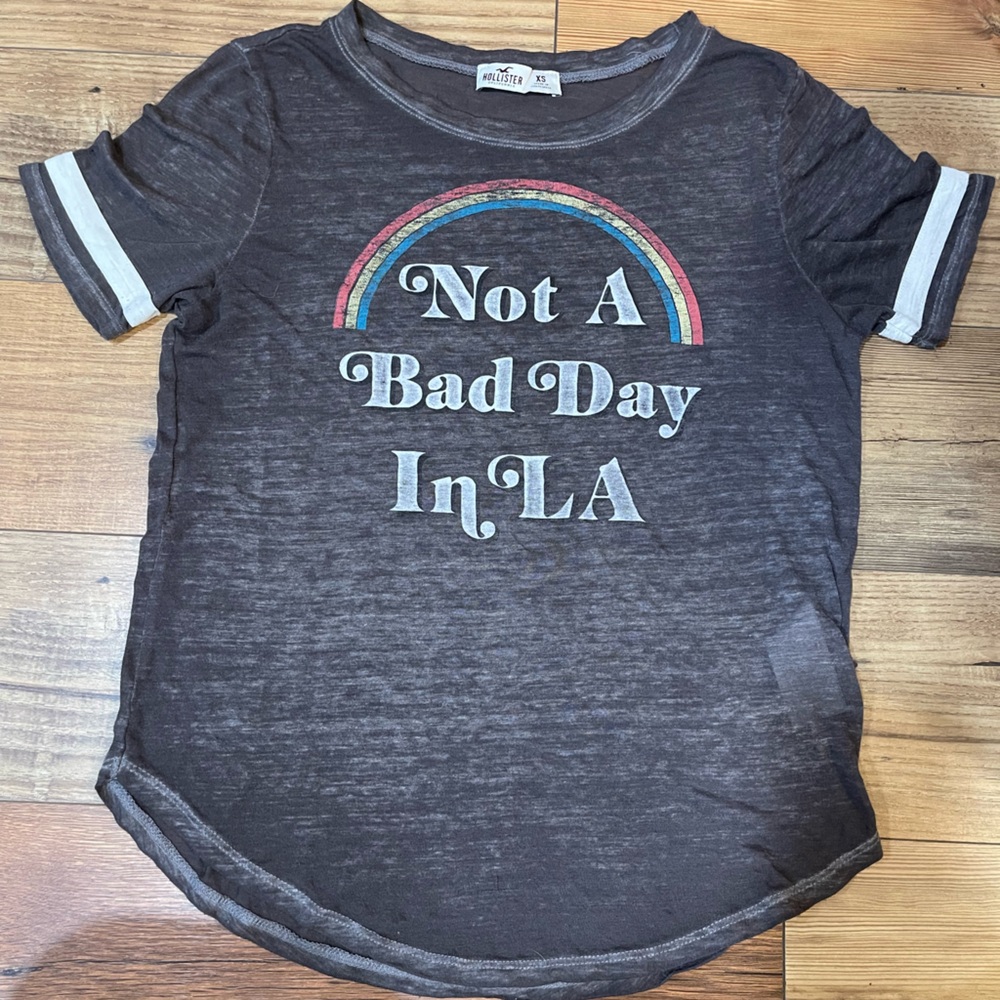 Graphic Rainbow Ringer Tee